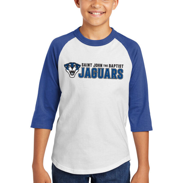 Sport Tek Youth Colorblock Raglan Jersey - Printed Logo Sport Tek Youth Colorblock Raglan Jersey - Printed Logo Thumbnail