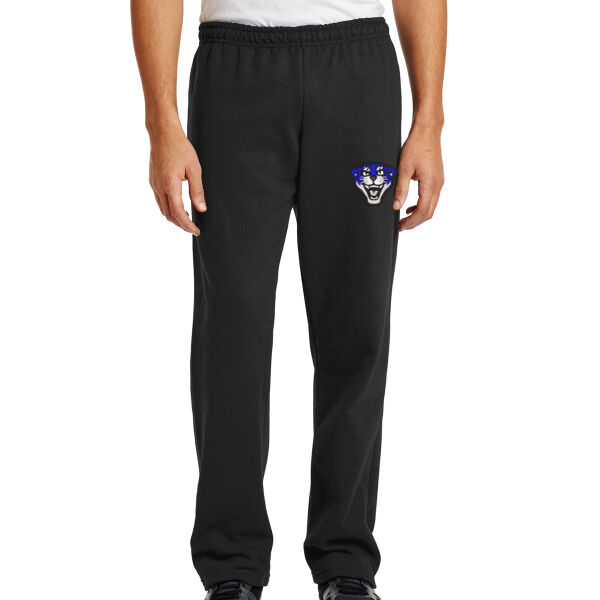 Gildan Heavy Blend Open Bottom Sweatpants - Embroidered Logo Thumbnail