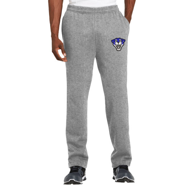 Sport Tek Open Bottom Sweatpant - Embroidered Logo Thumbnail