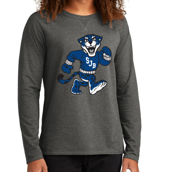 District Featherwight French Terry Long Sleeve Crewneck - Printed Logo Thumbnail