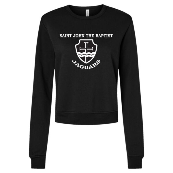 BELLA + CANVAS Sponge Fleece Crewneck Sweatshirt - Printed Logo Thumbnail