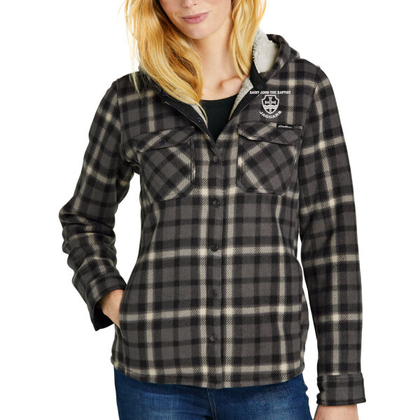 Eddie Bauer Womens Woodland Shirt Jac - Embroidered Logo Thumbnail