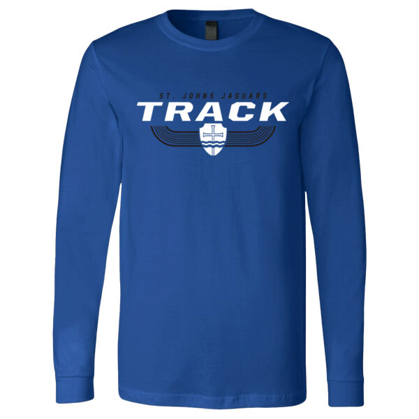 BELLA + CANVAS Unisex Jersey Long Sleeve Tee - Printed Logo Thumbnail