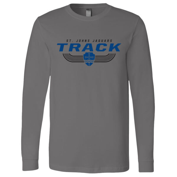 BELLA + CANVAS Unisex Jersey Long Sleeve Tee - Printed Logo Thumbnail