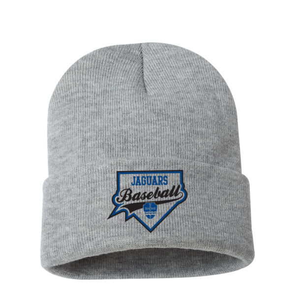 Sportsman 12" Solid Cuffed Beanie - Embroidered Logo Thumbnail