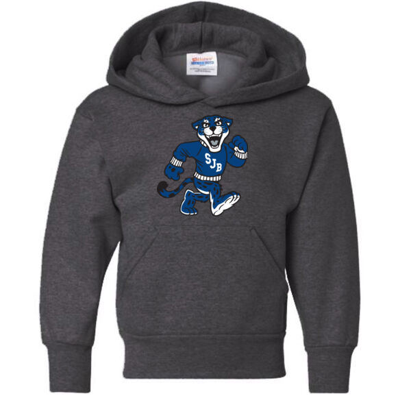 Hanes Youth Ecosmart Hooded Sweatshirt - Printed Logo Thumbnail