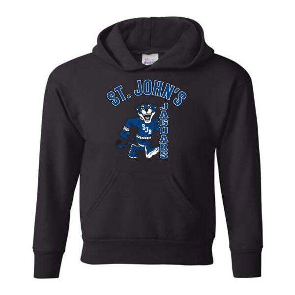 Hanes Youth Ecosmart Hooded Sweatshirt - Printed Logo Thumbnail