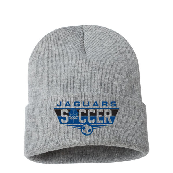 Sportsman 12" Solid Cuffed Beanie - Embroidered Logo Thumbnail