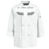 Eight Knot Button Chef Coat with Thermometer Pocket Thumbnail