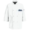 Eight Pearl Button Chef Coat with Thermometer Pocket Thumbnail