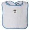 Infant Contrast Trim Terry Bib Thumbnail